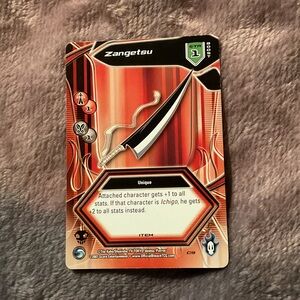 2007 Zangetsu C9 Shonen Jump Bleach Trading Card